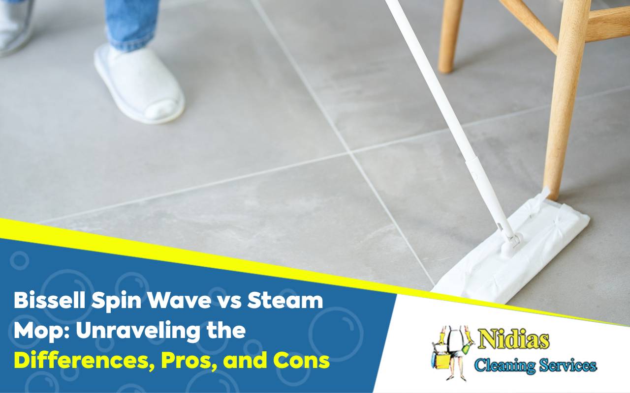 Bissell Spin Wave vs Steam Mop cleaning comparison
