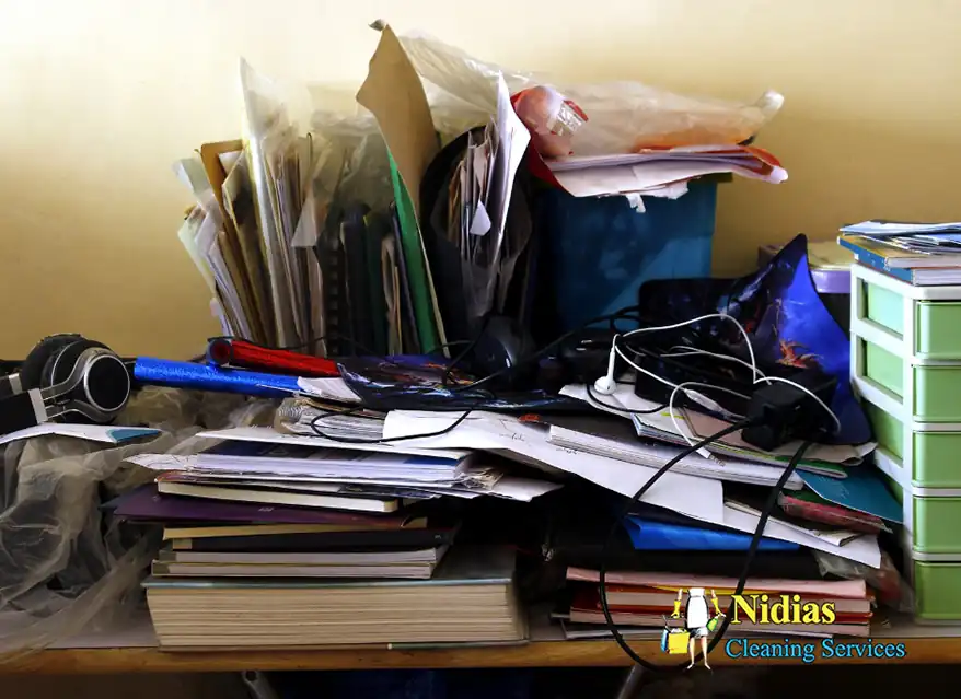 Decluttering tips for efficient home cleaning.