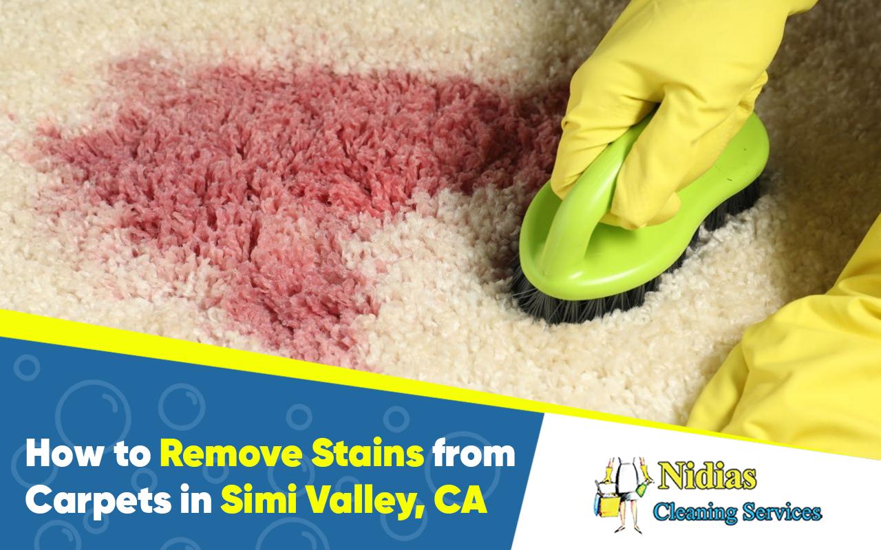 How to remove stains from carpets using effective cleaning methods.