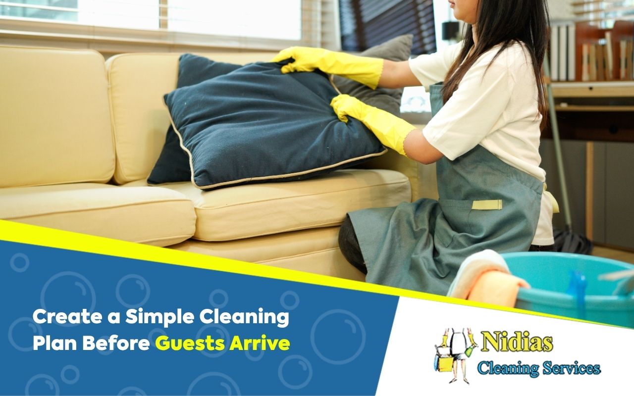 professional cleaning before guests for easy home preparation