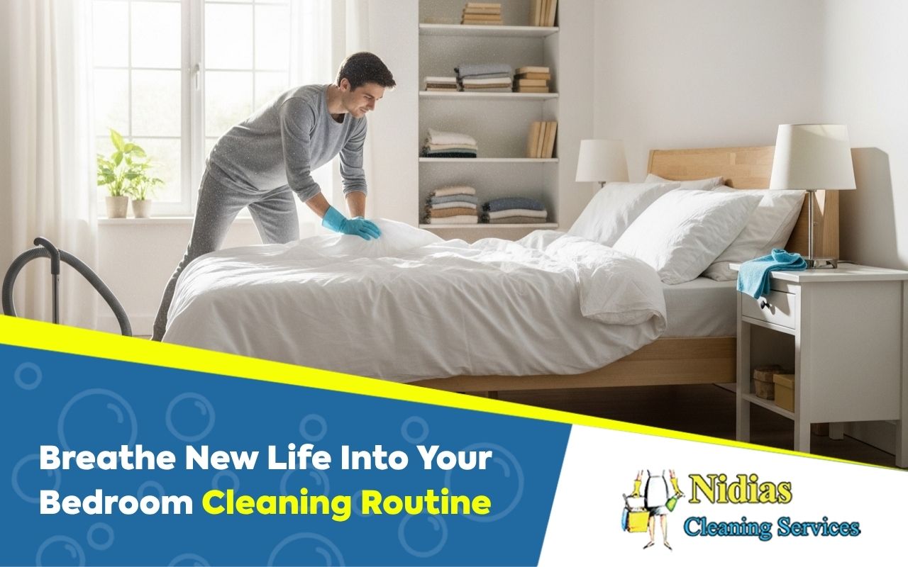 bedroom cleaning routine for a fresh and organized room